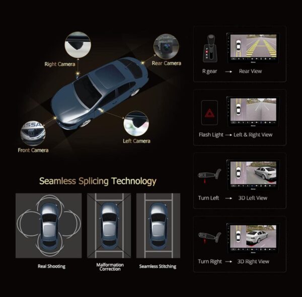 TS20 QLED - Model 9" 360 Grados / 8 NUCLEOS Carplay Android Auto Inalambrico - Imagen 2